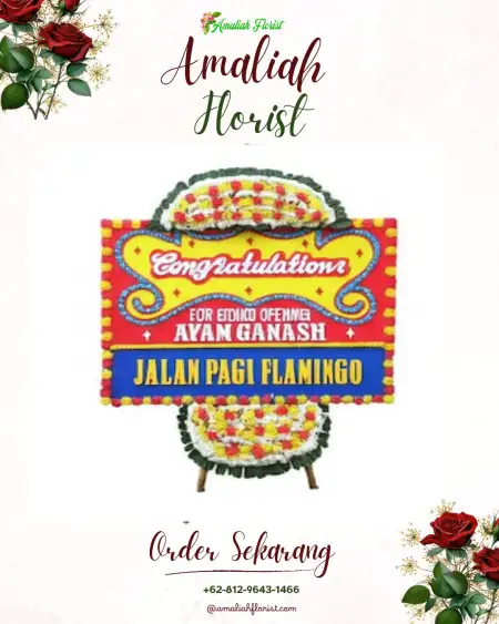 Sewa Papan Bunga Gandoang